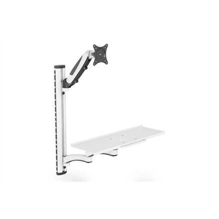 Digitus Wall mount | DA-90451 | Rotate, Swivel | 32 " | Maximum weight (capacity) 8 kg | White/Black