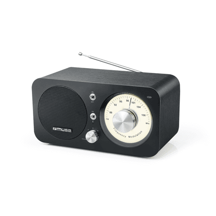Muse M-095 BT raadio Bluetoothiga, 5 W, NFC, must