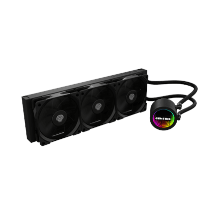 Genesis Hydria 360 vedelikjahuti (AIO) 360 mm, Intel ja AMD