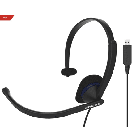 Koss CS195 USB наушники с микрофоном черные
