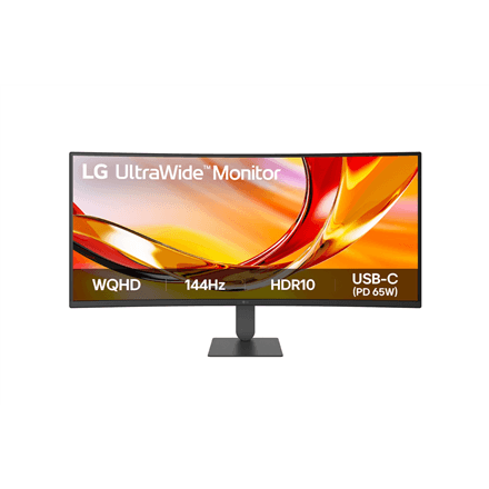 LG 34U640B-B UltraWide | 34 " | VA | WQHD | 21:9 | 144 Hz | 5 ms | 3440 x 1440 pixels | 300 cd/m² | HDMI ports quantity 2