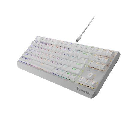 Genesis THOR 230 mehaaniline gamer klaviatuur, valge