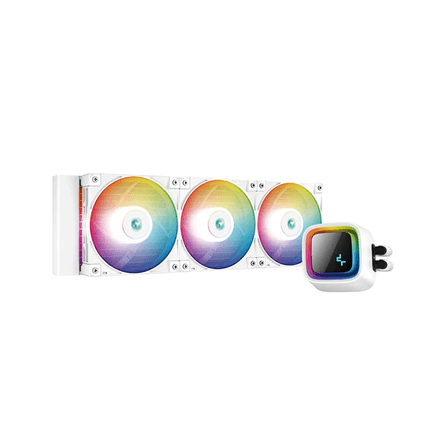 Deepcool LS720 A-RGB жидкостное охлаждение 360 мм, белое, Intel/AMD