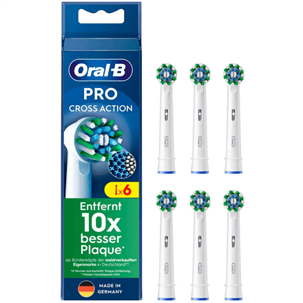 Oral-B Pro Cross Action Toothbrush Heads 6-pack