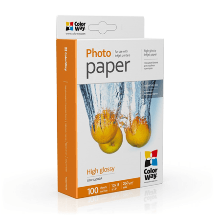 Photo Paper | PG2601004R | Glossy | White | 260 g/m² | 10 x 15 cm