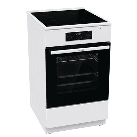 Gorenje | Cooker | GEIT5C60WPG | Hob type Induction | Oven type Electric | White | Width 50 cm | Depth 59.4 cm | Grilling | Energy efficiency class A | 70 L