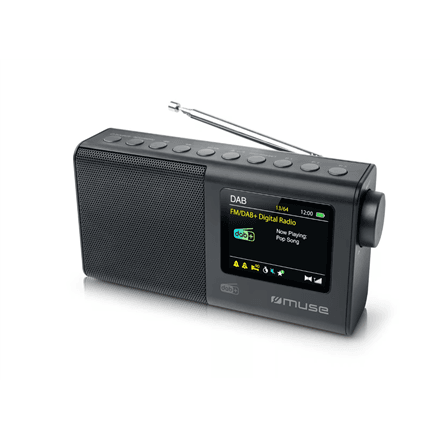 Muse M-117 DB kaasaskantav DAB+/FM raadio 2,8" värviekraaniga