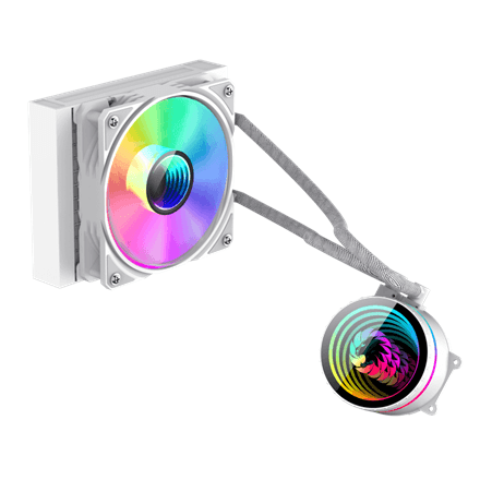 Gamemax Iceburg 120 all-in-one liquid cooler 120 mm, white