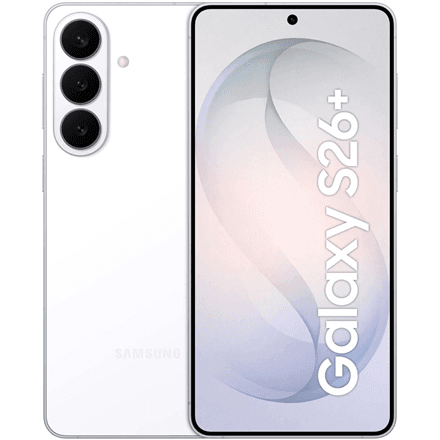 Samsung Galaxy S26+ (S947) | White | 6.7 " | Dynamic LTPO AMOLED 2X | 3120 x 1440 pixels | Qualcomm | Snapdragon 8 Elite Gen 5 | Internal RAM 12 GB | 256 GB | Dual SIM | 4G | 5G | Main camera resolution 50 MP | Secondary camera resolution 12 MP | Android | 16 | 4900 mAh
