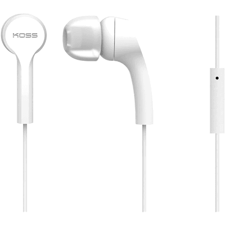 Koss KEB9iW White In-ear Wired Headphones with Mic