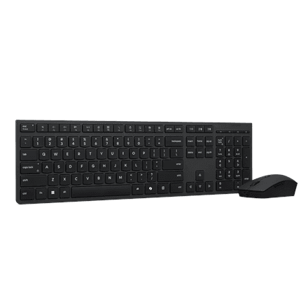 Lenovo Professional Wireless Rechargeable Combo klaviatuur ja hiir