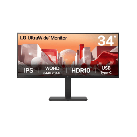 LG 34BA75QE-B 34" IPS монитор 3440x1440 USB-C