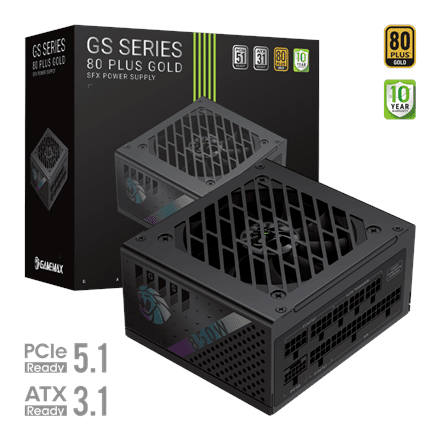 Gamemax GS 850G 850W SFX täismodulaarne toiteplokk