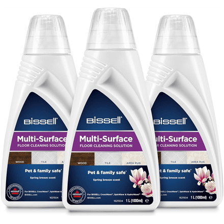 Bissell MultiSurface Detergent Trio Pack 1000ml