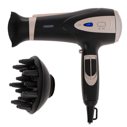 Mesko MS 2287 föön 2200W 3 temperatuuriga must/šampanja