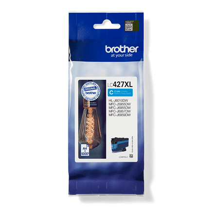 Brother LC427XLC sinine trükikasetid 5000 lehte