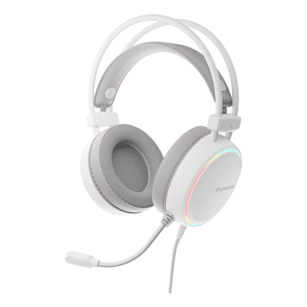 Genesis Neon 613 G2 RGB valge gaming kõrvaklapid