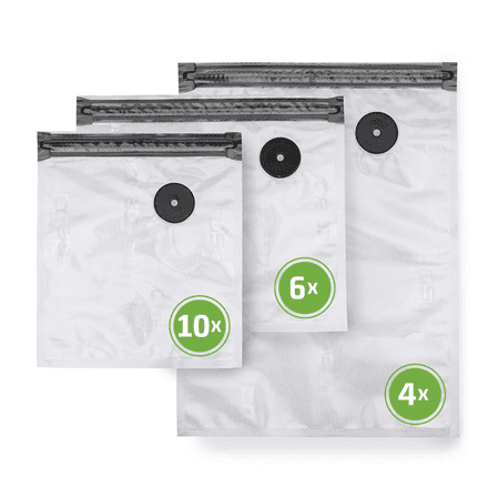 Caso Vacu ZIP-Bags Set 01243 vaakumkotid