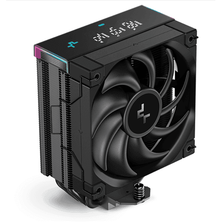 Deepcool AK400 Digital Pro CPU air cooler with display, black