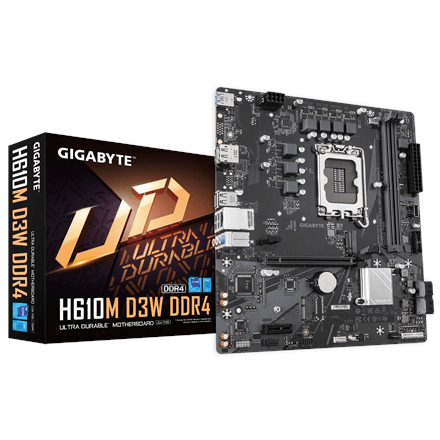 Материнская плата Gigabyte H610M D3W DDR4, LGA1700