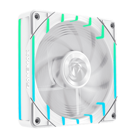 Gamemax Tornado T12 ARGB case fan 120 mm, white
