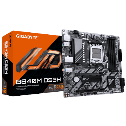 Gigabyte B840M DS3H emaplaat, AM5, DDR5