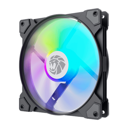 Gamemax FN14A-S5 korpuse ventilaator 140 mm, must