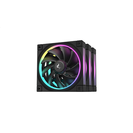 Deepcool FL12 korpuse ventilaator 120 mm, 3 tk, must