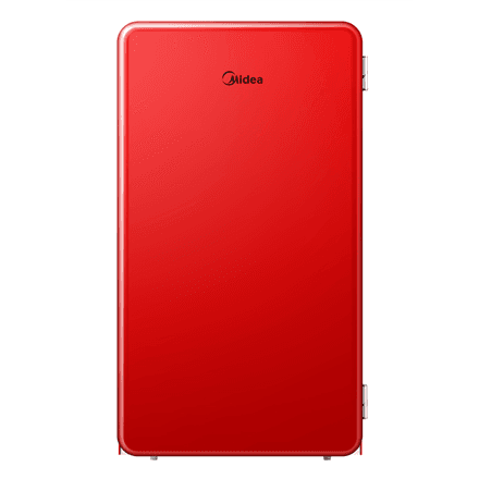 Midea MDRD142SLE32 93L Red Larder Fridge