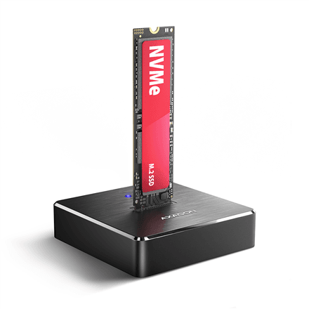 AXAGON ADSA-M2C11 dock for M.2 NVMe and SATA SSD, USB-C 10 Gbps