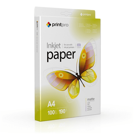 ColorWay PrintPro fotopaber matt A4 190g 100 lehte