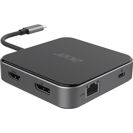 Док-станция Acer 7-в-1 USB-C: HDMI, DisplayPort и Ethernet
