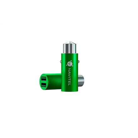 Navitel UC323 autolaadija, 2x USB, sisend 12-24 V, väljund 5 V
