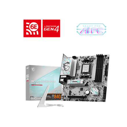 Материнская плата MSI B840M GAMING PLUS WIFI6E, AM5, DDR5