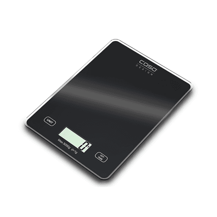 Caso Slim Kitchen Scale 5kg 1g graduation Black
