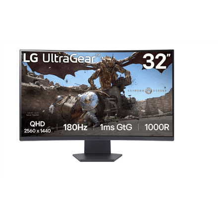 LG 32GS60QC-B 32" QHD 180Hz gaming monitor