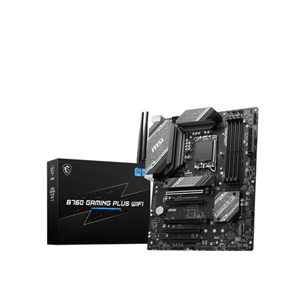 MSI B760 GAMING PLUS WIFI motherboard, LGA1700, ATX, DDR5