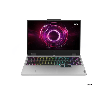 Lenovo- LOQ 15AHP10 AMD | Luna Grey | 15.6 " | IPS | FHD | 1920 x 1080 pixels | Anti-glare | AMD Ryzen 7 | 250 | 16 GB | SODIMM DDR5 | Solid-state drive capacity 512 GB | NVIDIA GeForce RTX 5060 | GDDR7 | 8 GB | Windows 11 Home | 802.11ax | Bluetooth version 5.3 | Keyboard language English | Keyboard backlit | Warranty 24 month(s) | Battery warranty 12 month(s)