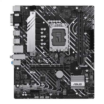 Asus PRIME H610M-A WIFI D4 motherboard, LGA1700, Micro ATX, DDR4