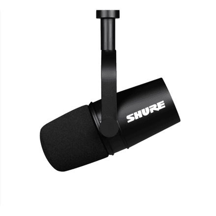 Shure MV7X dynamic podcast microphone, XLR, 50-16000 Hz