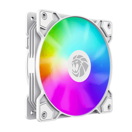 Gamemax FN12A-S5 case fan 120 mm, white