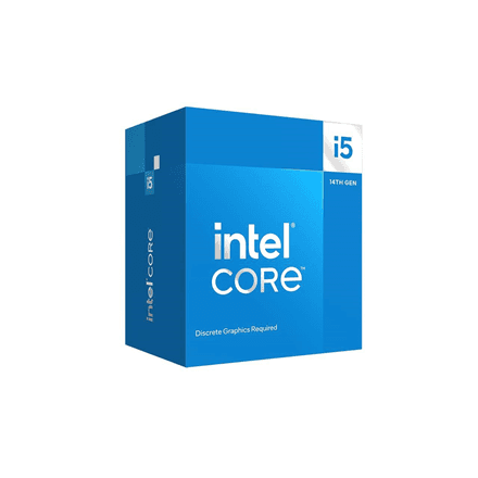 Intel Core i5-14400F processor, 10 cores, no integrated graphics, LGA1700