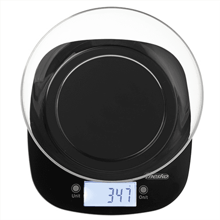 Adler MS 3179b Kitchen Scale with Bowl, 5 kg, LCD