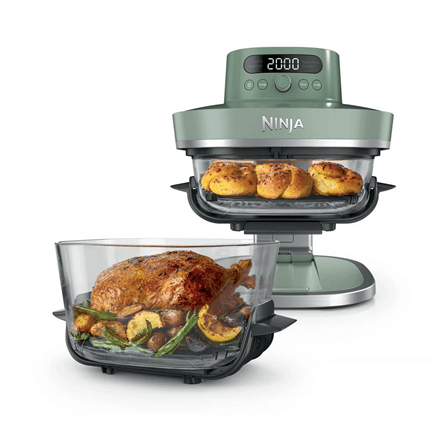 NINJA AS090EUGN 5-in-1 XL Glass Air Fryer 2050W moss green