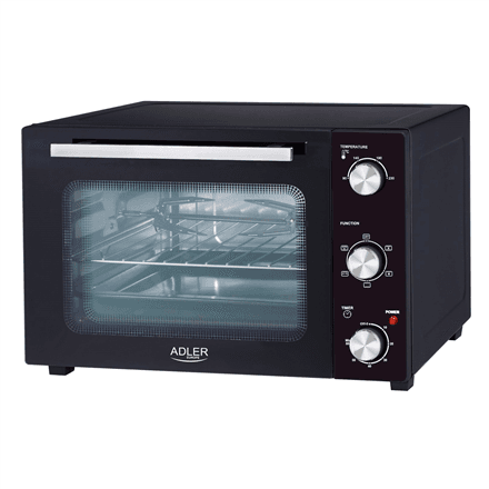 Adler AD 6025 mini oven, 35 L, 1500 W, black
