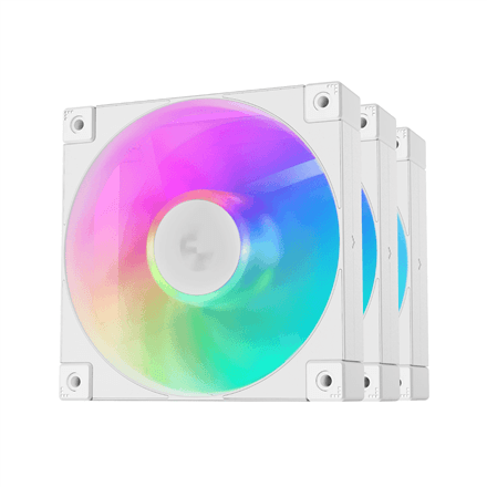 Deepcool FD12 ARGB korpuse ventilaator 120 mm, 3 tk, valge