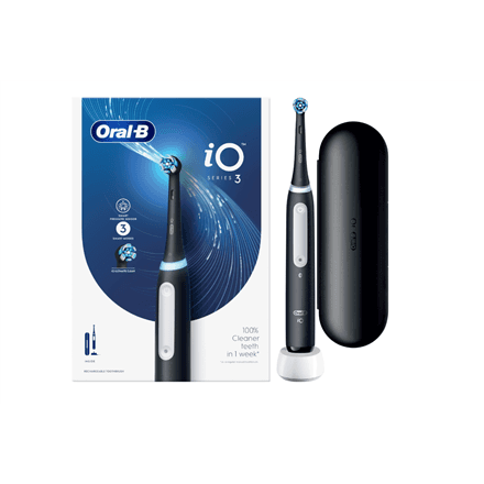 Oral-B iO Series 3 elektriline hambahari, 3 režiimi, must