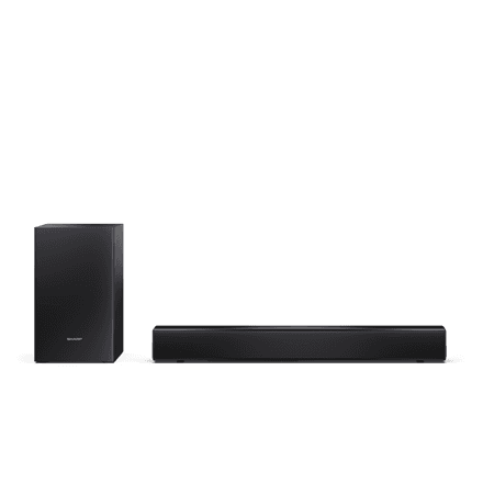 Sharp HT-SBW121 Compact 2.1 Soundbar 240W Wireless Subwoofer
