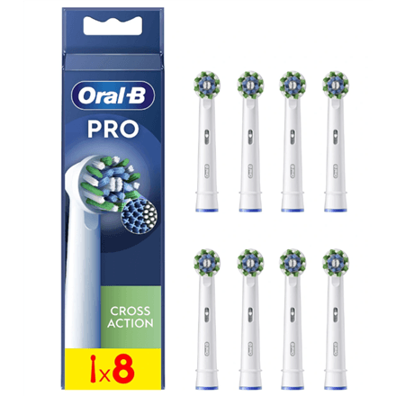 Oral-B EB50RX-8 Cross Action Pro replacement heads 8-pack