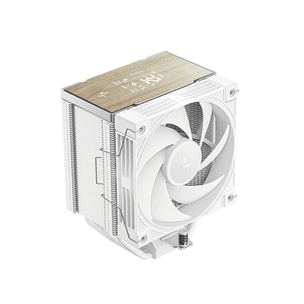 Deepcool AK700 Digital CPU air cooler with display, white